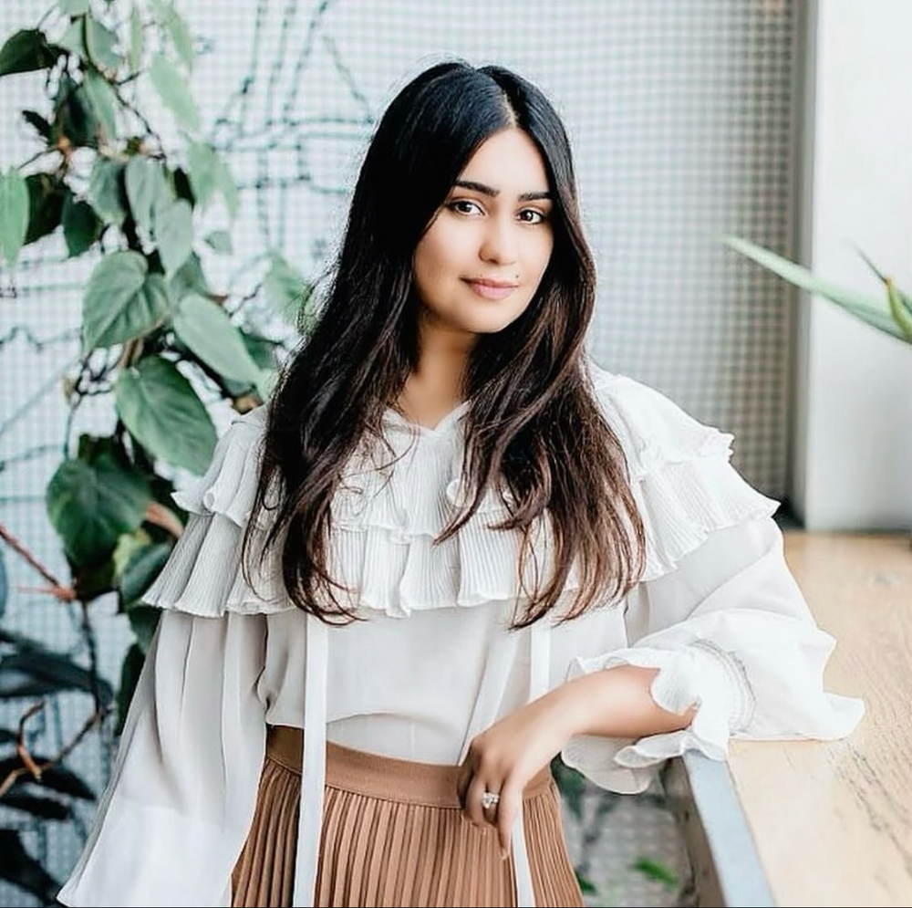 Founder portrait — Saachi Thahryamal in the Jaipur atelier